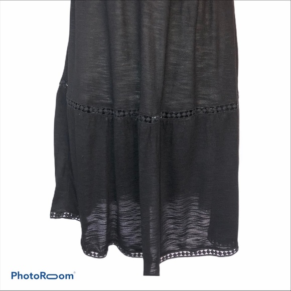 Elegant Black Halter Swim Dress - Picture 4 of 11